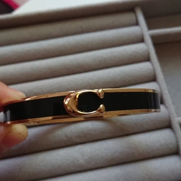 COACH Logo Bangle Bracelet - Picture 5 of 12